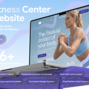 Body Architect — Fitness & Gym Website UI Kit