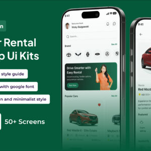 Drivon - Car Rental Premium UI KIts App