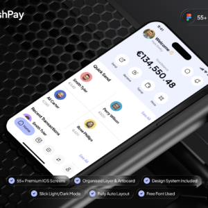 FlashPay - Money Transfer App UI Kit